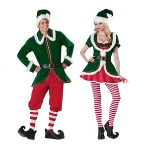 Cosplay Costume De Noël Femmes Designer Cosplay Costume Grande Taille Robe De Soirée De Danse Robe De Noël Robe De Performance Uniforme Couple Santa Cosplay Robe