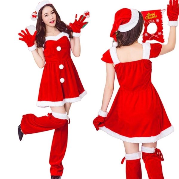 Disfraz de Navidad para mujer, disfraz de Cosplay de diseñador, disfraz de conejo adulto, disfraz de Papá Noel, disfraz de baile de graduación rojo sexy