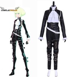 Cosplay Cosplay Anime PROMARE Mad Burnish Lio Fotia Cosplay Kostüm Erwachsene Männer PU Leder Jacke Anzüge Lio Fotia Halloween Anzug nach Maß