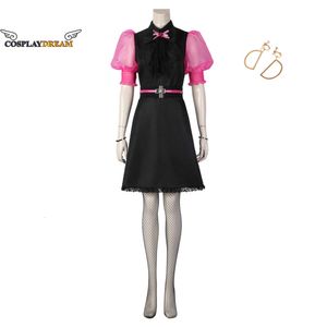 Cosplay Cosplay Monster High Cosplay Draculaura Costume Live Action film Costume Vampire Cosplay Costume adulte femme Halloween carnaval SuitCosplay