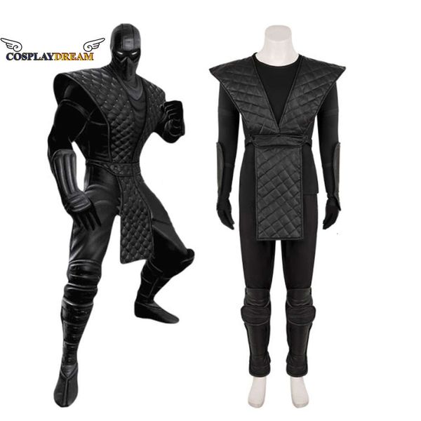 Cosplay Cosplay Mortal Kombat Noob Saibot Costume Cosplay tenue jeu adulte déguisement Ninja noir combattant masque Costume OutfitCosplay