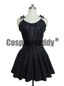 Cosplay-kostuum geïnspireerd door de toekomstige dagboek Gasai Yuno zwarte jurk