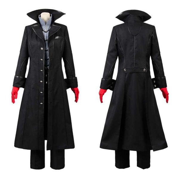 Disfraz de Cosplay Persona 5, disfraz de Joker, disfraz de Cosplay de Anime, conjunto uniforme completo de Halloween para fiesta, hecho a medida Y0903