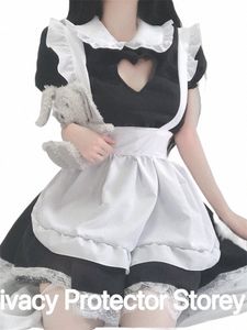 Cosplay Mignon Lolita Maid Costumes Filles Femmes Belle Maid Coeur Creux Costume Animati Show Japonais Outfit Dr Plus Vêtements t5R4 #