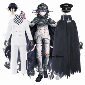 Uniforme de cosplay Dananronpa V3 Kokichi Oma, écharpe, Robes de Cosplay du président OMA, Halloween, carnaval, cosplay