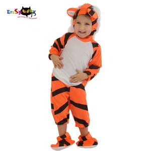 cosplay Eraspooky Carnaval Party Baby Tijger Halloween Kostuum voor Kinderen Peuter Hoods Dieren Jumpsuit Nieuwe Geboren Cosplay Baby Boy Outfitcosplay