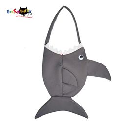 cosplay Eraspooky Divertente Squalo Cosplay Prop Bambini Scuola Costume per bambini Novità Giocattolo Forma animale Sacchetto di caramelle Regalo Sackscosplay