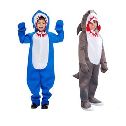 cosplay Eraspooky Grappige Haai Zak Cosplay Props Haaien Jumpsuit Halloween Kostuum voor Kinderen Baby Snoep Geschenkzakken Kinderen Schooltascosplay