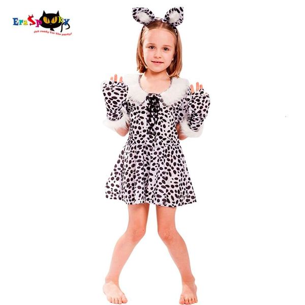 cosplay Eraspooky Halloween pour enfants léopard Spot mignon robe de noël bandeau Costume Animal Costume 2018 filles Cosplaycosplay