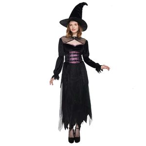 Cosplay Eraspooky – Costume d'halloween pour femmes, Costume méchant, mascarade dramatique, robe de sorcière Sexy avec Hatcosplay, nouvelle collection