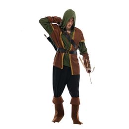 cosplay Eraspooky Vintage chasseur de forêt hommes Archer Cosplay déguisement d'halloween pour adulte fête de noël jeu déguisement Quivercosplay