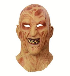 Cosplay Freddy Krueger fête adulte horreur déguisement déguisement masque effrayant Halloween noël Y200103312I7174527