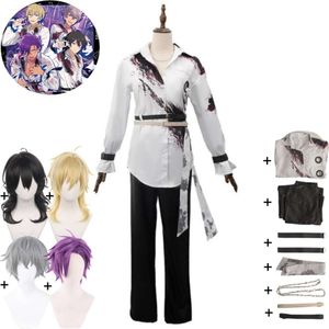 Cosplay Game Ensemble Sterren Sakuma Rei Hakaze Kaoru Ogami Koga Otogari Adonis Cosplay Kostuum Pruik Anime Undead Verboden Regenpak