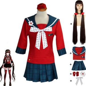 Jeu de Cosplay Harukawa Maki Dangan Ronpa Danganronpa V, Costume de Cosplay, perruque Anime pour adultes et enfants, uniforme de marin Jk