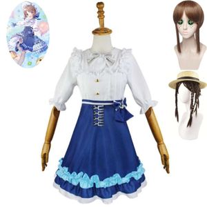 Cosplay jeu identité Emma Woods jardinière Boudoir rêve Cosplay déguisement perruque Anime survivant adulte enfant doux Lolita robe Halloween