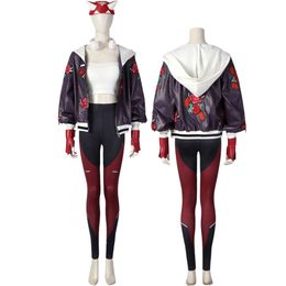 Cosplay Halloween Karneval Nach Maß Heißer Spiel OW Kiriko Cosplay Rose Jacke Player Outfit Phantasie Kostüm