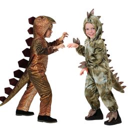Cosplay Halloween Children's Dinosaur Costumes World Tyrannosaurus Cosplay Jumpsuits Stage Party Cos Suits for Kids Christmas Gifts 230331