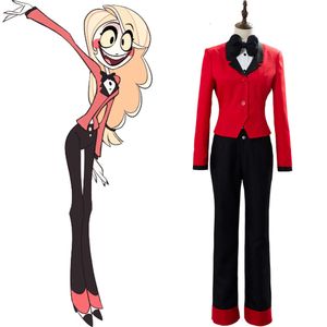 Cosplay Hazbin Cosplay hôtel Charlie Costume femmes Costume tenue uniforme Halloween carnaval Costumecosplay