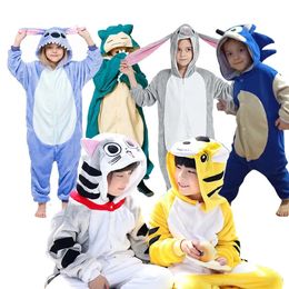 Cosplay Kids Onesie Kigurumi Kinderen Full Body Pyjama Cartoon Meisjes Jongens Pyjama Anime Jumpsuit Halloween Cosplay Kostuum 231115