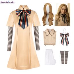 Cosplay MEGAN Cosplay Jurk voor kinderen Meisjes Vrouwen AI Doll Robots Megan Jurken Uniform Tweeduizenddrieëntwintig Halloweenkostuums 230906