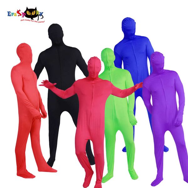 cosplay Hommes Lycra corps complet Zentai Costume adulte seconde peau costumes serrés Costume d'halloween pour hommes Spandex Nylon Body Groupcosplay