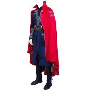 Costume de Cosplay du film docteur, tenue complète de Stephen Strange, vêtements fantaisie de fête d'halloween, Costume classique avec bottes