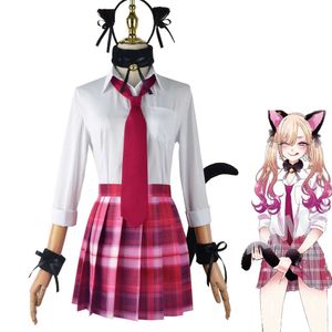 Cosplay meu vestido querido cos kitagawa marin catgirl traje cosplay pesadelo antes do natal anime roupascosplay