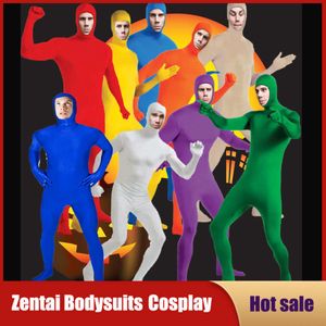 Cosplay Nieuwe Kid Volwassen Zentai Volledig Pak Tweede Huid Strakke Spandex Nylon Bodysuit Nieuwigheid Mannen Vrouwen Dansen Jumpsuit Cosplay kostuums