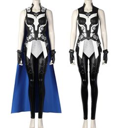 Cosplay nouveau Costume amour et tonnerre Valkyrie Cosplay armure de poitrine avec Cape bleue Costume d'halloween tenue de Performance sur mesure