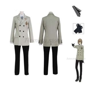 Cosplay Persona P Goro Akechi School Uniform costume costume Halloween Tenue pour femmes hommes