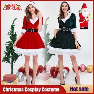 Cosplay Kerstman Cosplay Kostuums Mode Miss Claus Jurk Pak Vrouwen Kerst Kleding Kerst Carnaval Party Nieuwjaar Sexy Outfits