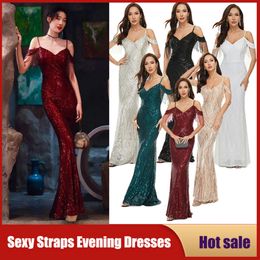 Cosplay Sexy Bandjes Avondjurk Mode Lange Diepe V-hals Tule Hoge Split Bruiloft Elegante Prom Gown Vrouwen Formele Jurken