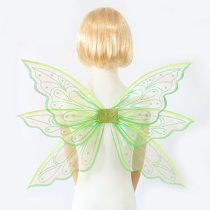 Cosplay alas de Ángel brillantes para niños niñas Hada mariposa elfo Cosplay accesorios de disfraz de fiesta de cumpleañoscosplay