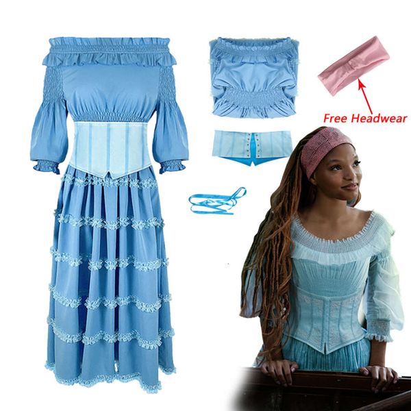 Cosplay le Costume Ariel robes petite sirène robe de princesse Costumes d'halloween pour les femmes
