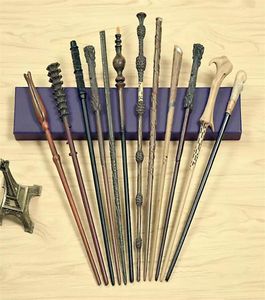 Cosplay Toys Metal Core Potter Magic Wand met geschenkdoos Kinderen Ron Voldermort Ginny Bella Magical The Elder Stick3519474