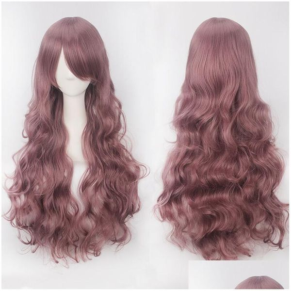 Pelucas De Cosplay Pelucas De 80 Cm Peluca De Cosplay 20 Colores Largos Sueltos Y Rizados Cos Productos Para El Cabello Del Partido Entrega De Gotas Productos Para El Cabello Pelucas Para El Cabello Dhugh