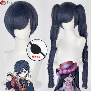 Cosplaypruiken Anime Black Butler Ciel Phantomhive Cosplaypruik Vrouwelijke Ciel Phantomhive Hittebestendig haar Vrouw Man Kuroshitsuji Pruiken Pruikkapje 230904