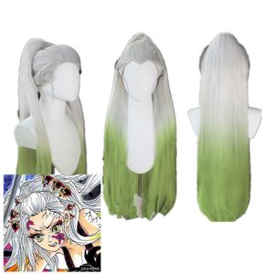 Cosplay Pruiken Anime Demon Slayer Kimetsu op Yaiba Cosplay Pruik Daki Vrouwen Wit Cosplay Pruik Demon Slayer Kimetsu op Yaiba Daki J230427