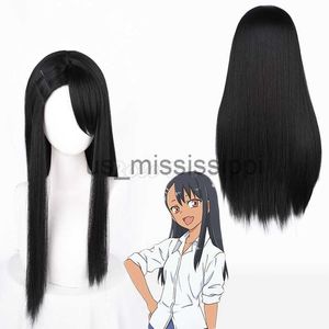 Cosplaypruiken Anime IJIRANAIDE NAGATORO SAN Nagatoro Hayase Cosplaypruik Hittebestendig Synthetisch haar Halloween Party Pruiken Rollenspel C42M166 x0901