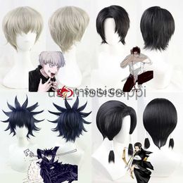 Perruques de cosplay Anime Jujutsu Kaisen Toge Inumaki Fushiguro Megumi Yuuta Okkotsu Noritoshi Kamo Perruque de cosplay perruques de cheveux synthétiques résistantes à la chaleur x0901