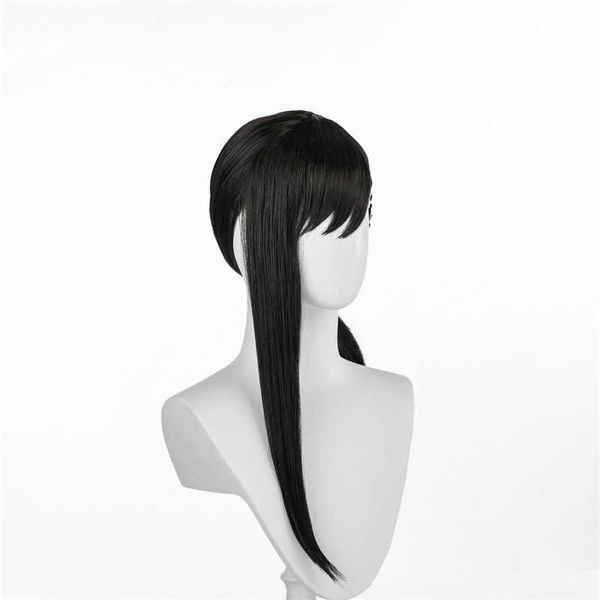 Cosplay Wigs Dongshan Xiaohong Wig Cosplay All-in-One Cay Cavo Saw Saw's Man's Yin y Yang Sideburns Pequeña cola de caballo estilo