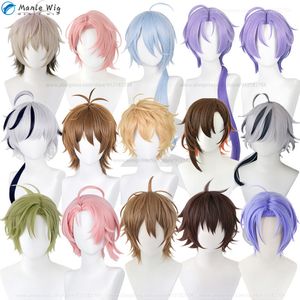 Cosplay Wigs Game Nu Carnival Olivine Eiden Blade Kuya Edmond Aster Yakumo Quincy Garu Cosplay Wig Heat Resistant Hair Anime Wigs Wig Cap 230826