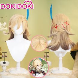 Pelucas de cosplay EN STOCK Kaveh Wig Game Genshin Impact Cosplay Wig DokiDoki Game Genshin Impact Kaveh Hombres Pelo corto Alta resistencia al calor 230904