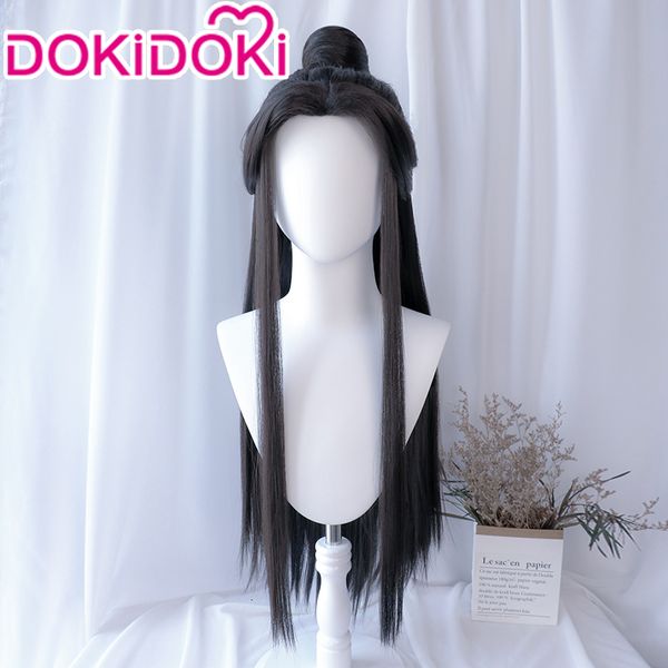 Perruques Cosplay EN STOCK Xie Lian perruque Manga Heaven officiel bénédiction Cosplay perruque DokiDoki cheveux Tian Guan Ci Fu Cosplay ancienne perruque universelle 230904