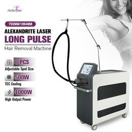 Machine d'épilation au laser ND YAG Skin Rethaying Equipment de beauté AlexandRite Laser Machine