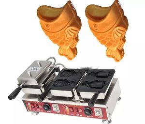 Máquina eléctrica de helado Taiyaki de cola de pescado de estilo coreano, equipo de procesamiento de alimentos, gofreras