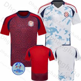 Costa Rica Soccer Jerseys Home Away 2024 Copa America National Team J.Vargas A.Contreras M.UGALDE F.CALVO K.Vargas Football Shirt Kit Men