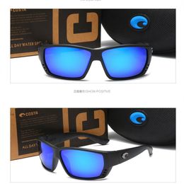 Costas Sunglasses 580p Designer pour hommes femmes TR90 Sports de lunettes de soleil de haute qualité UV400 lentilles conduisant des lunettes de soleil de pêche avec boîte