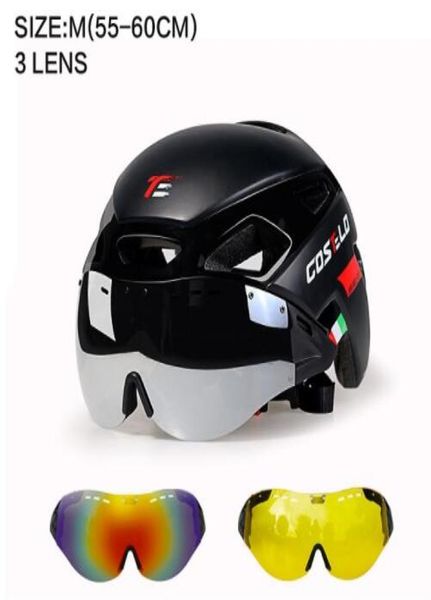 Costelo Casco de Ciclismo 4 colores MTB Mountain Road Bike Casco de Bicicleta Casco Speed Airo RS Ciclismo gafas Bicicleta3938708