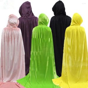 Accessoires de Costume 11 Couleurs 150cm Halloween Vampire Cape Adulte Cape Sorcière Magique Vêtements